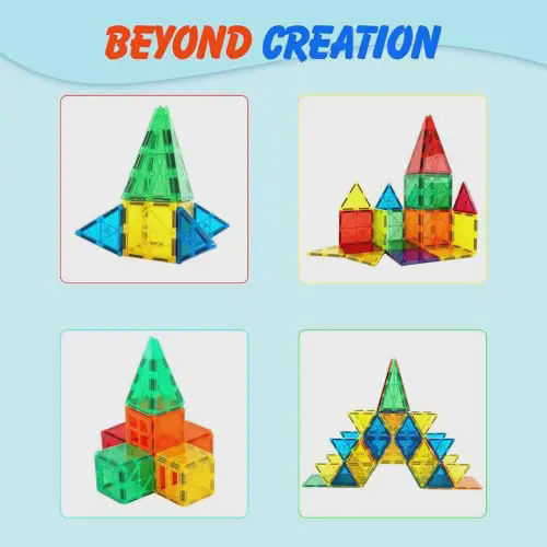 Magnetic cubes for children to keep them occupied for an hour without a screen